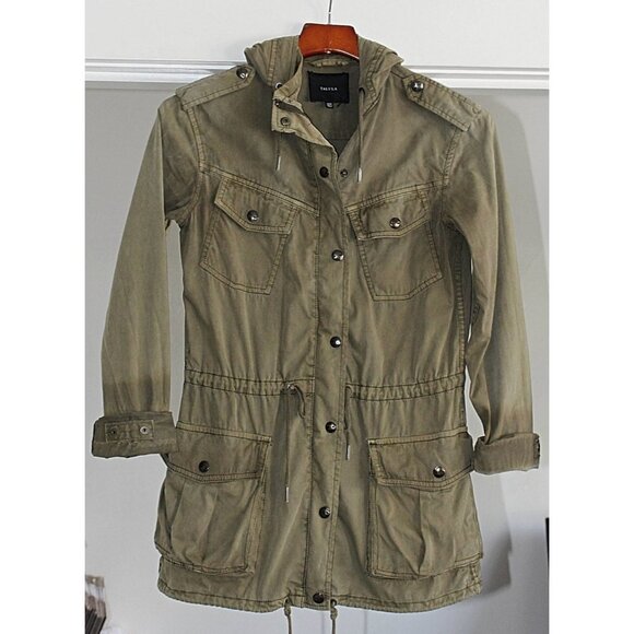 Aritzia - Talula Trooper Jacket in Dark Olive, size XXXS (3XS) - Picture 4 of 12